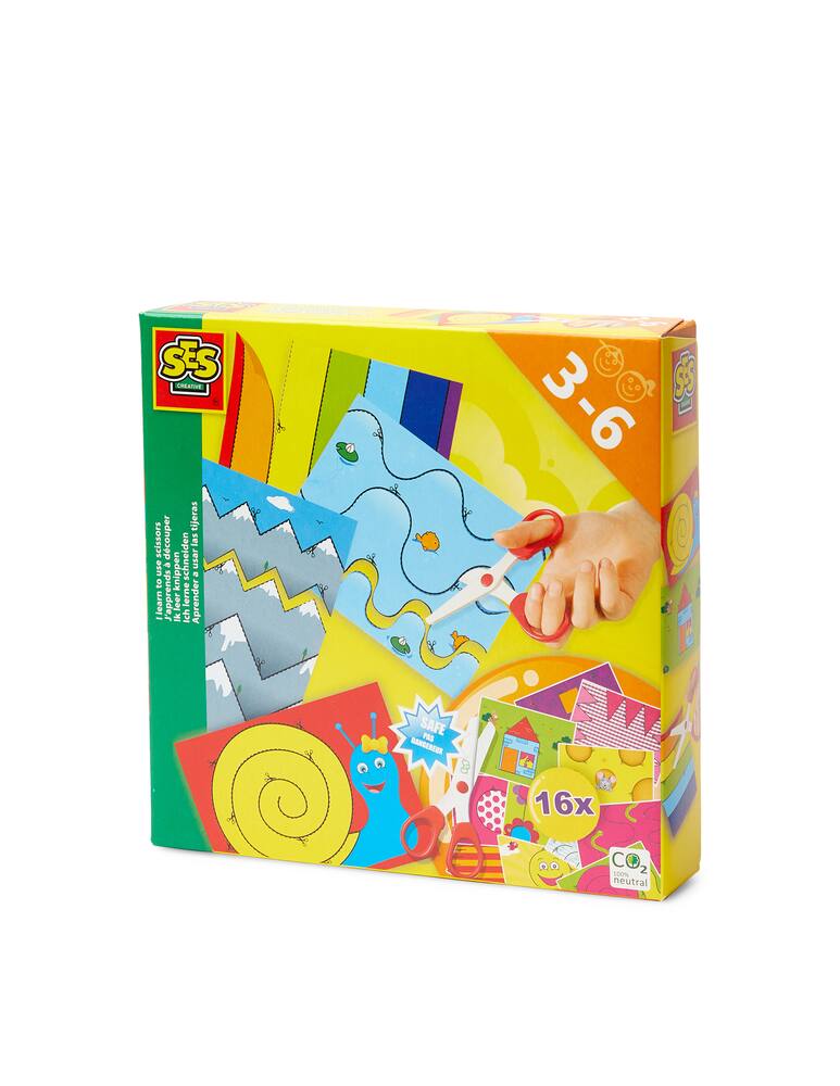 rinascente Cubic Fun Toy set how to use scissors - multi