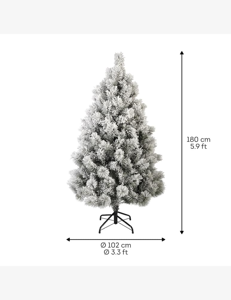 Kaemingk Albero snowy Vancouver pine h 180 - verde - immagine 6 Kaemingk Albero snowy Vancouver pine h 180 - verde - immagine 6
