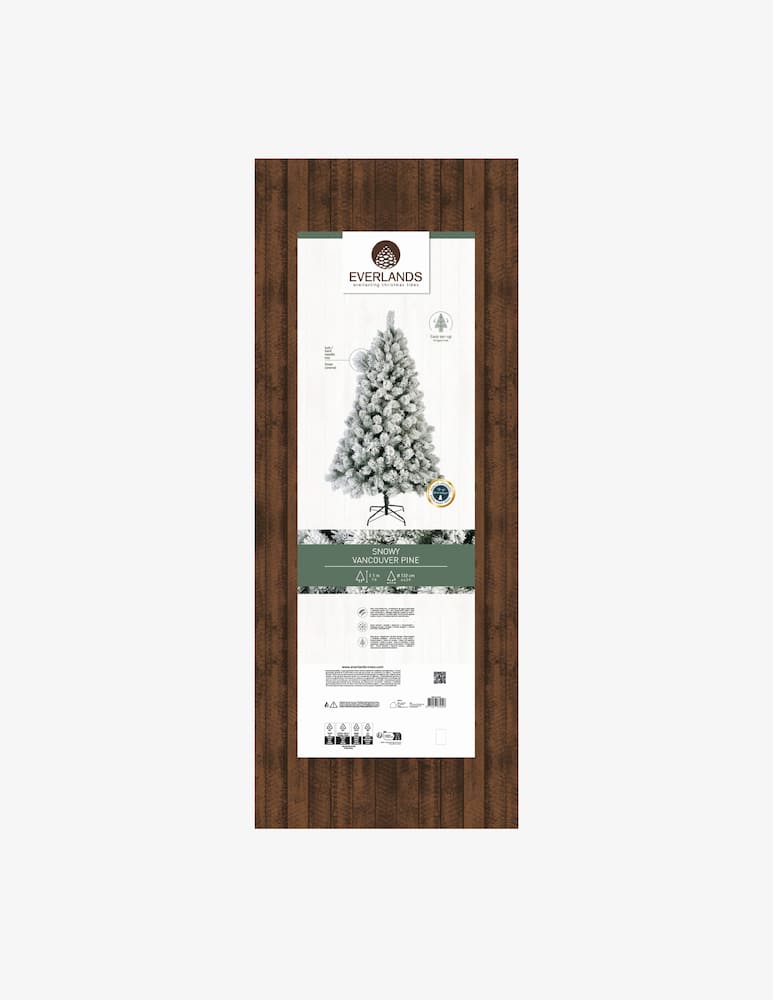 Kaemingk Albero snowy Vancouver h 210 - verde - immagine 7 Kaemingk Albero snowy Vancouver h 210 - verde - immagine 7