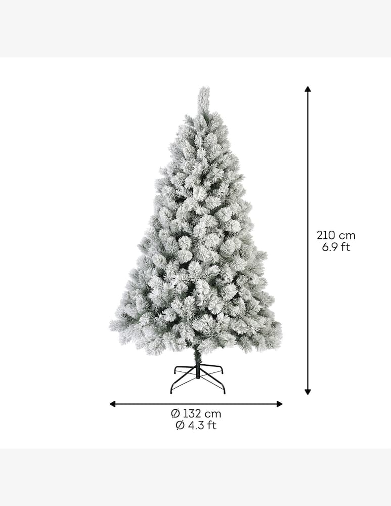 Kaemingk Albero snowy Vancouver h 210 - verde - immagine 6 Kaemingk Albero snowy Vancouver h 210 - verde - immagine 6