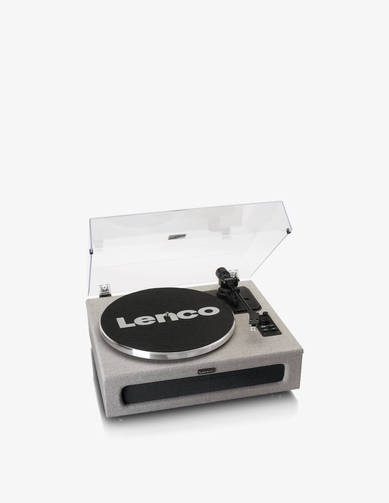 rinascente Lenco LS-440 Amplified Turntable With Integrated Speaker And Bluetooth - Grey