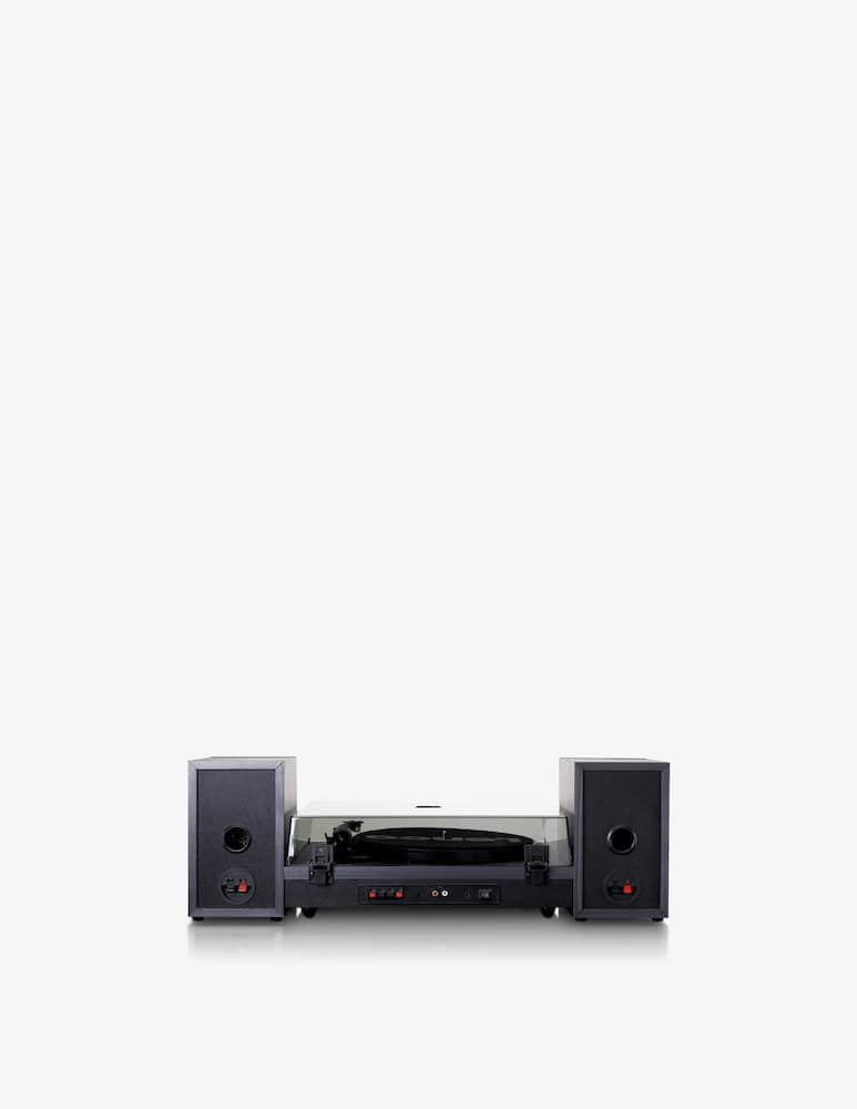 rinascente Lenco LS-301 Turntable With Bluetooth And Wooden Speaker - Black