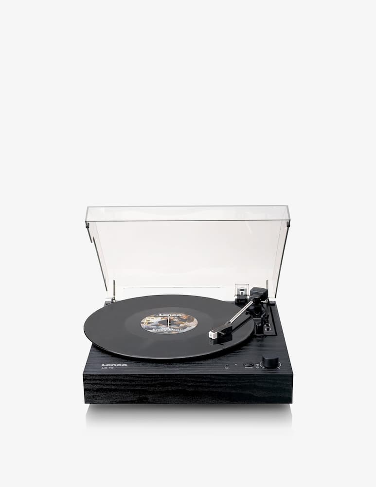 rinascente Lenco Ls-15bk Turntable with Built-in Speakers