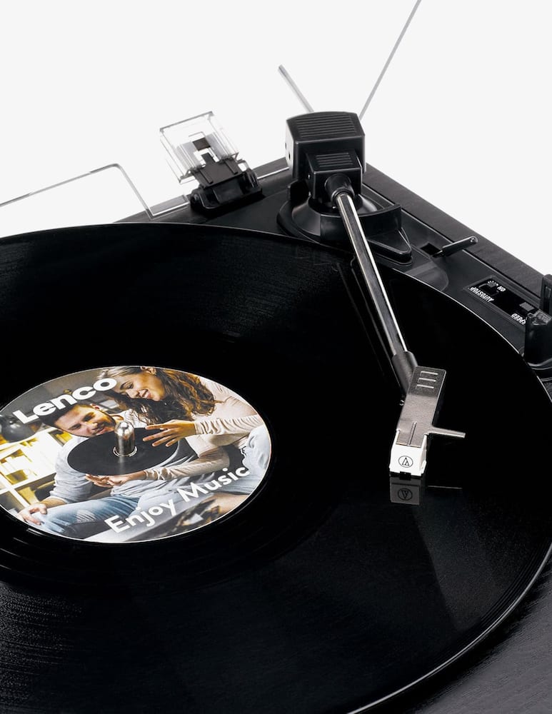 rinascente Lenco Ls-15bk Turntable with Built-in Speakers