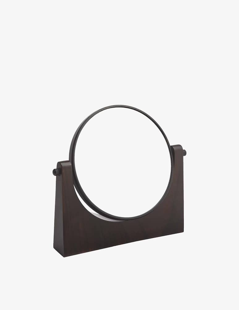 rinascente Aquanova Ebony Double Sided Makeup Mirror