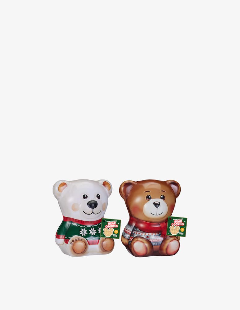 Becky's Winter Bears Latta Salvadanaio Biscotti Miele 200g - immagine 1 Becky's Winter Bears Latta Salvadanaio Biscotti Miele 200g - immagine 1
