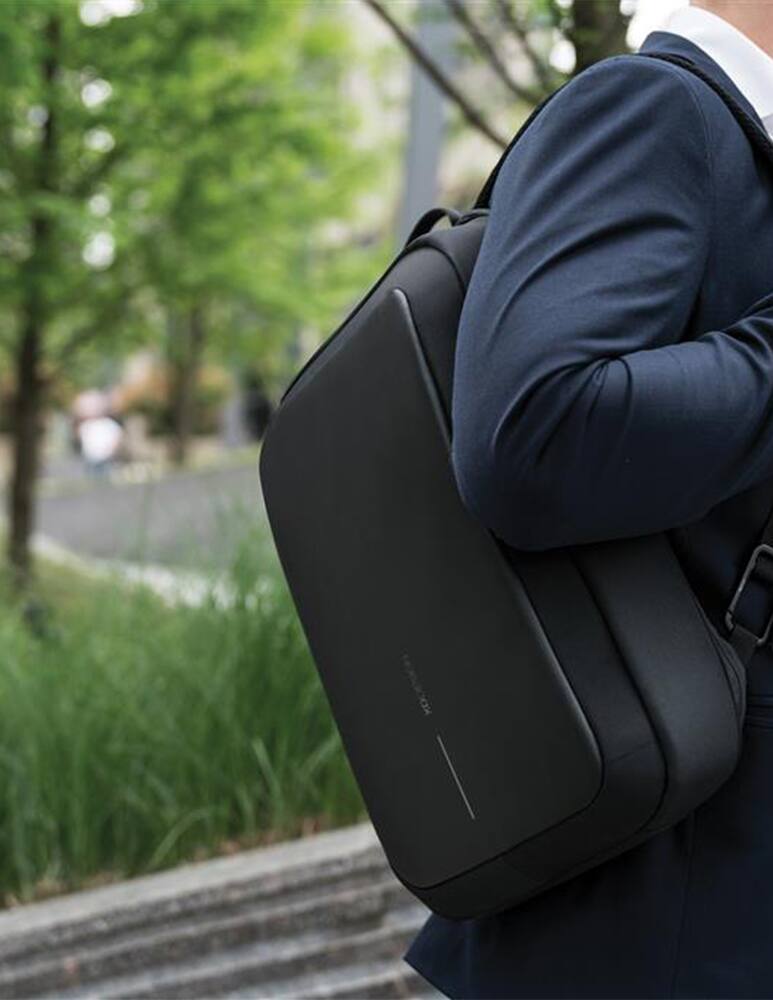 rinascente Bobby Bizz zaino / 24ore antifurto - Nero