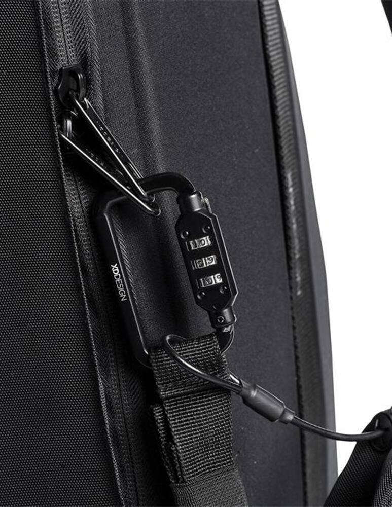 rinascente Bobby Bizz zaino / 24ore antifurto - Nero