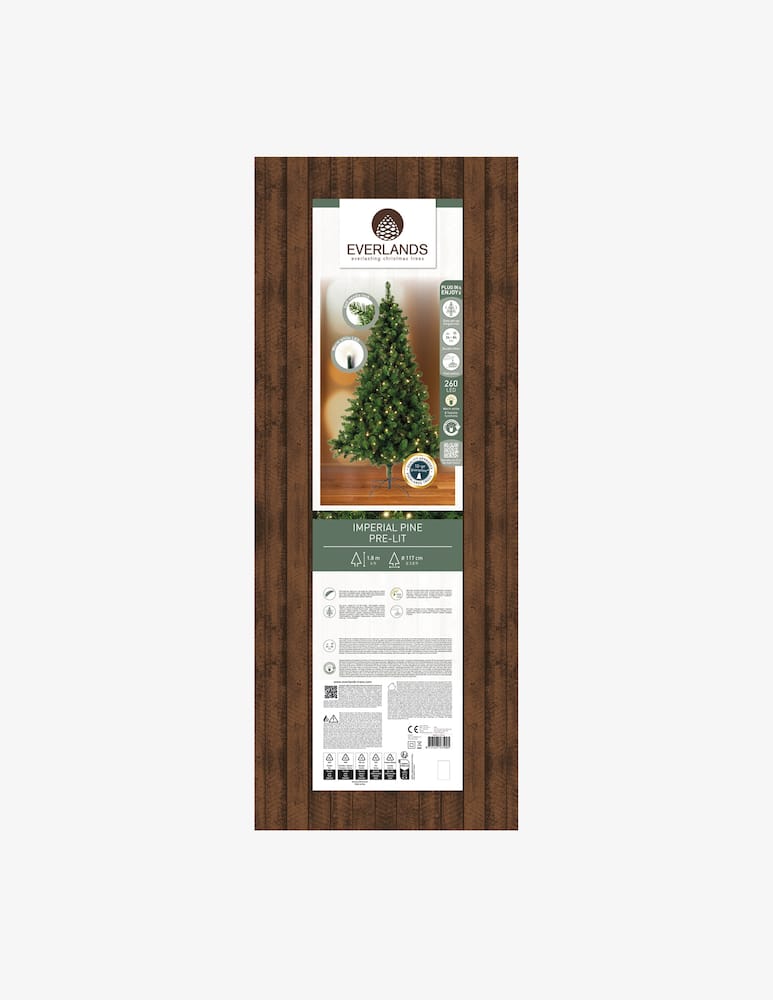Kaemingk Albero di Natale Imperial LED indoor verde h.180 - immagine 6 Kaemingk Albero di Natale Imperial LED indoor verde h.180 - immagine 6