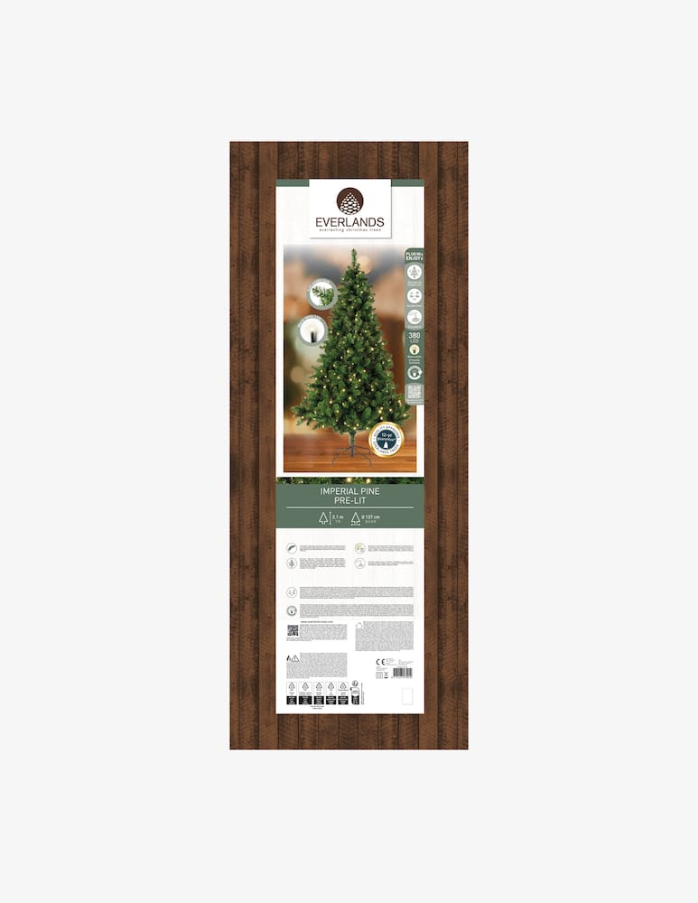 Kaemingk Albero di Natale Imperial LED indoor verde h.210 - immagine 6