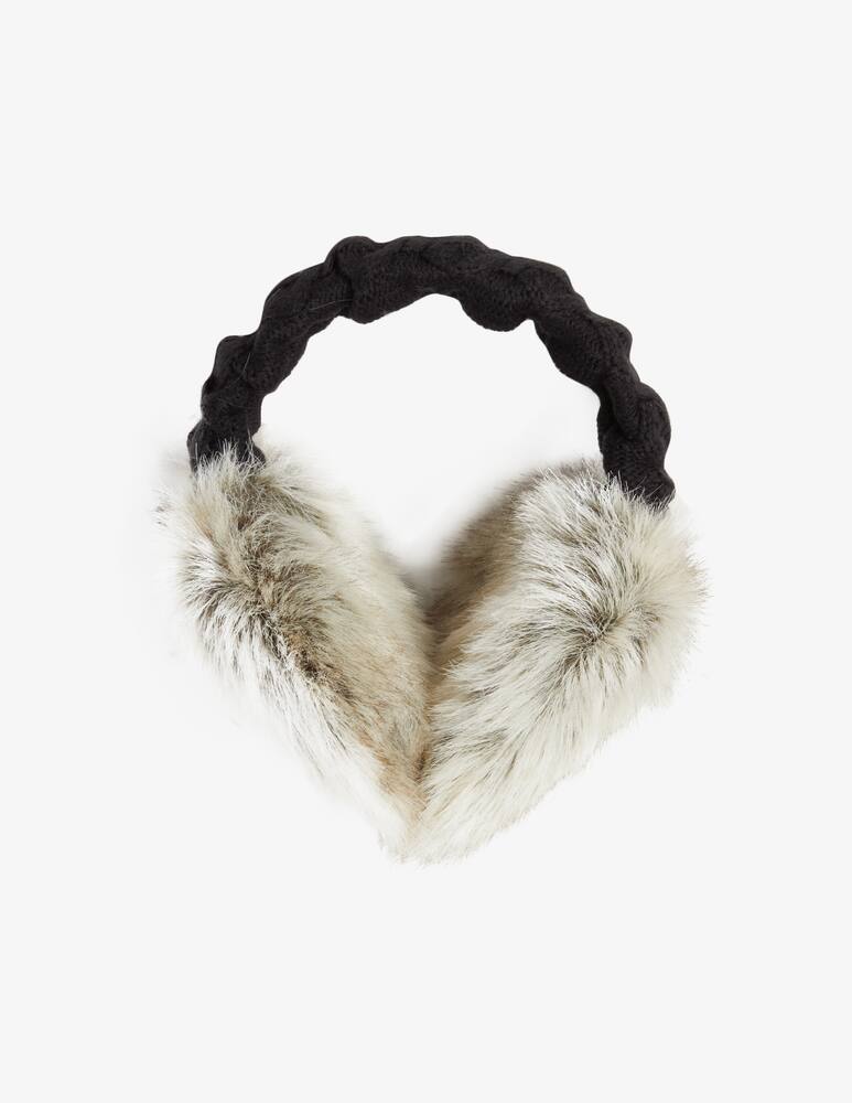 rinascente Barts Faux fur earmuffs - White