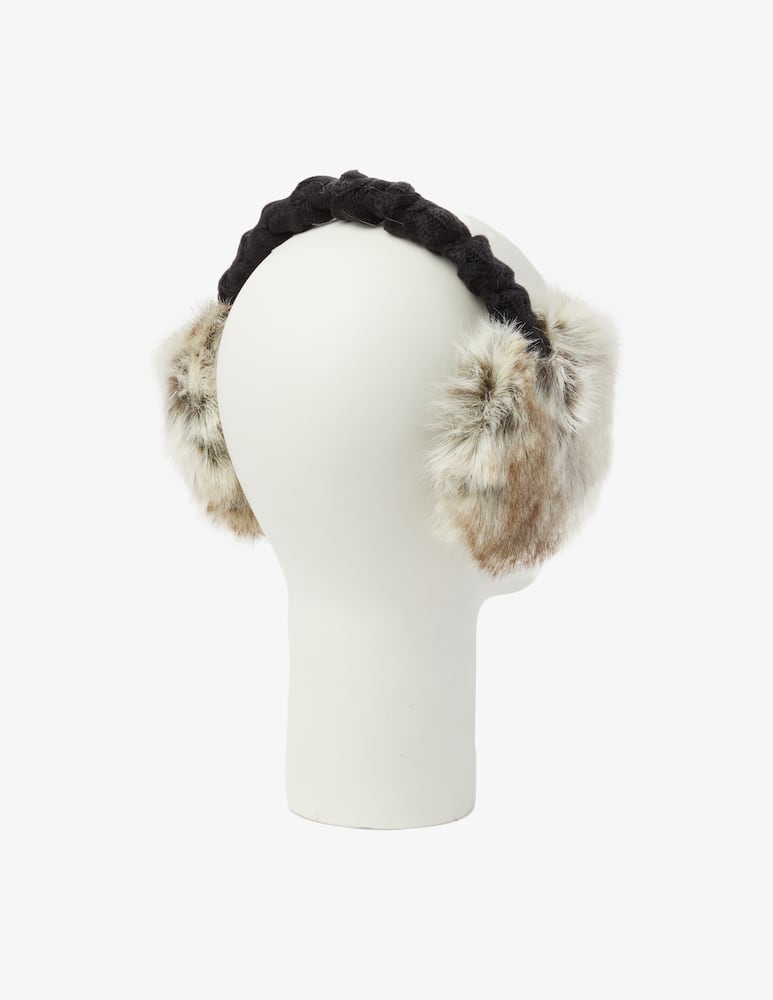 rinascente Barts Faux fur earmuffs - White