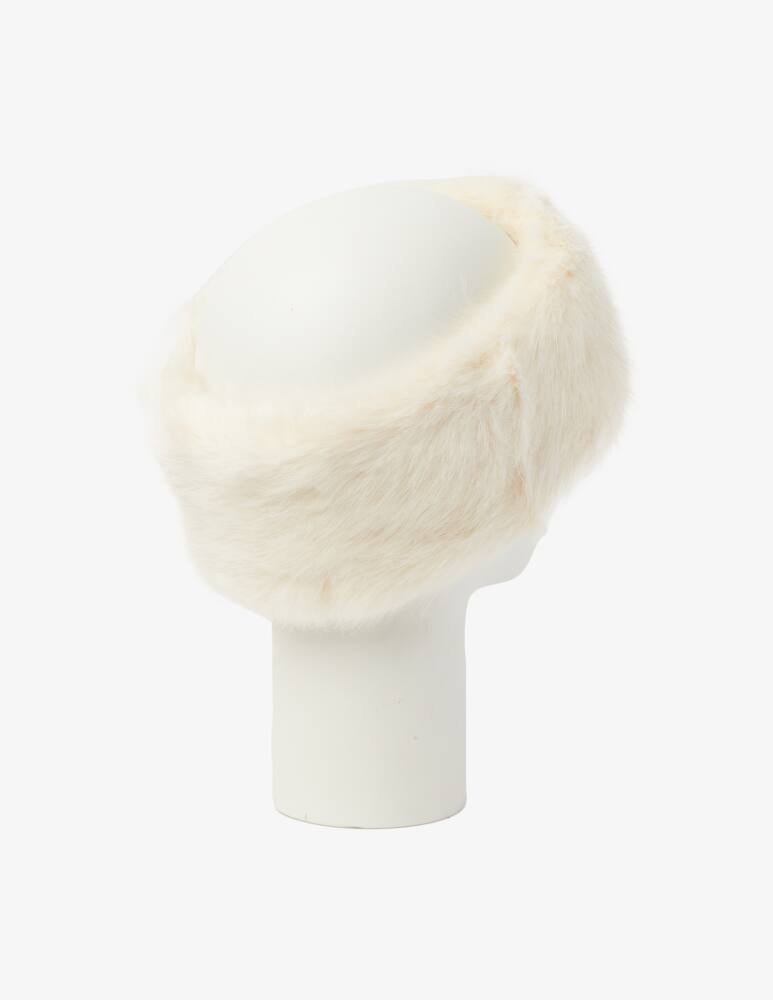 rinascente Barts Faux fur headband - White