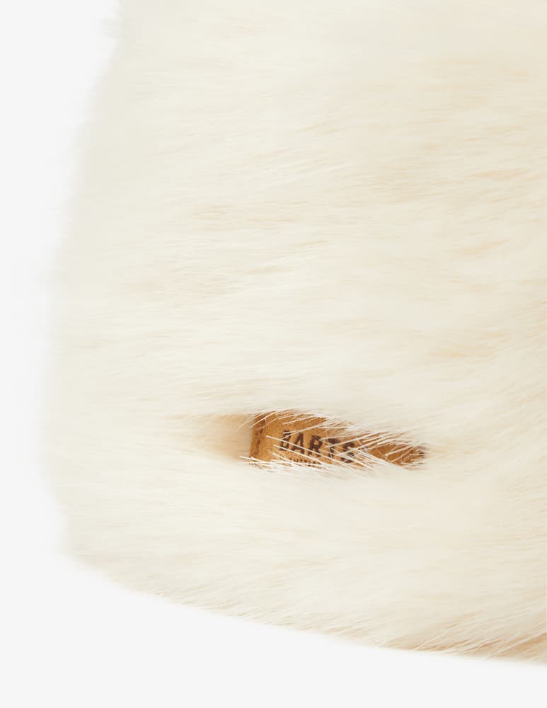 rinascente Barts Faux fur headband - White