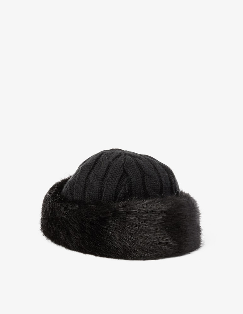 rinascente Barts Faux fur hat - Black