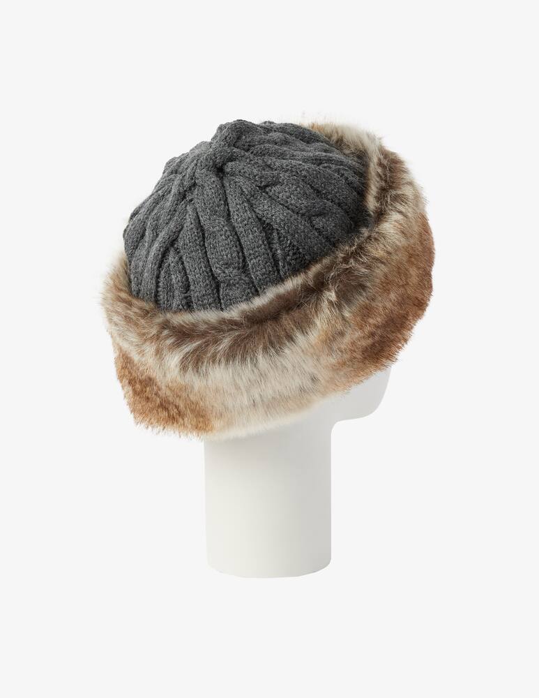 rinascente Barts Faux fur cable hat