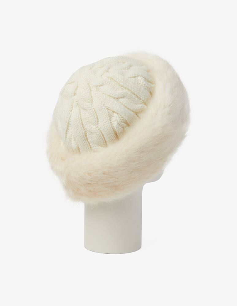 rinascente Barts Faux fur cable hat