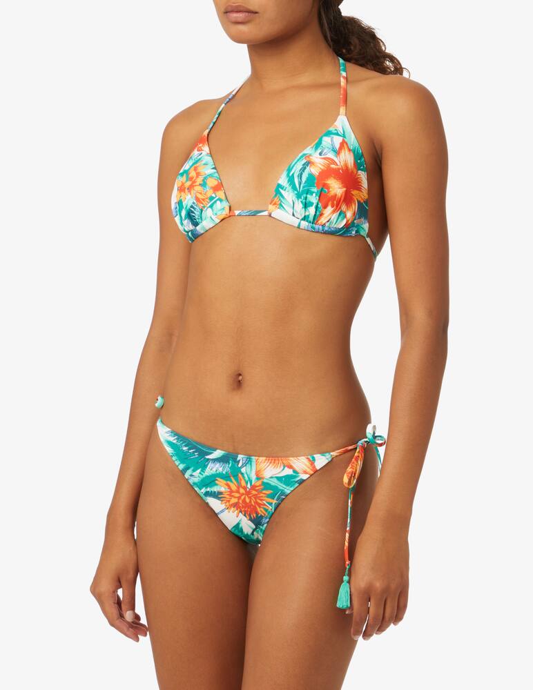 rinascente Barts Ruruthu tringle bikini top - green