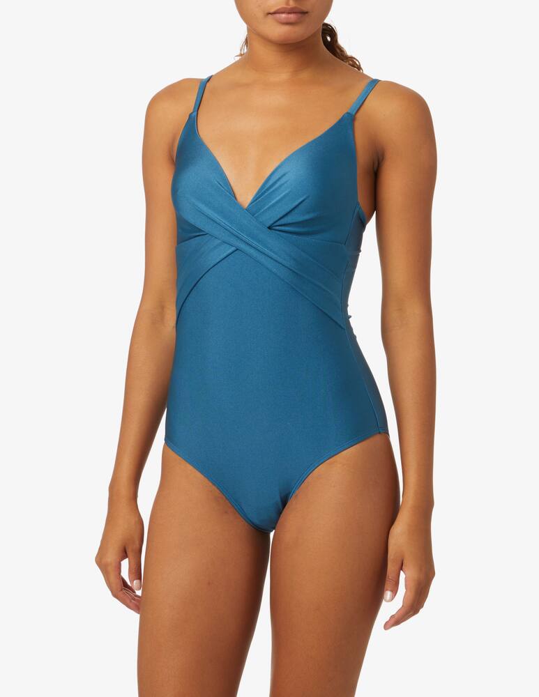 rinascente Barts Isla Shaping one-piece swimsuit - blue