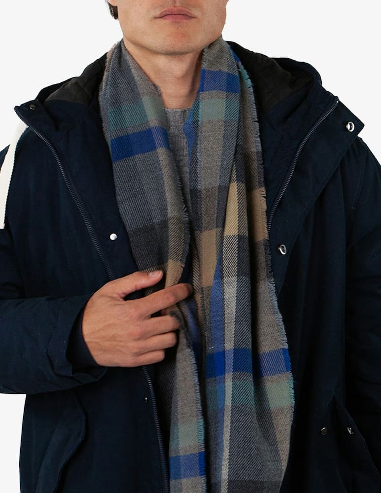 rinascente Barts Lowel checkered scarf