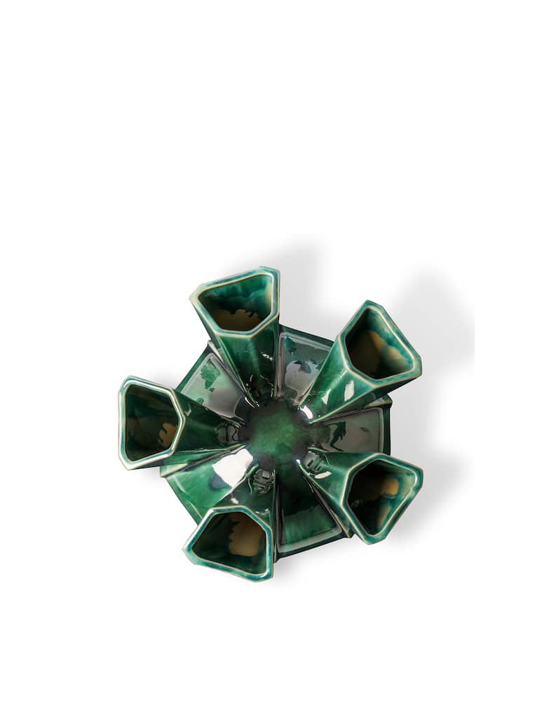 rinascente Pols Potten Vase Puyi - green