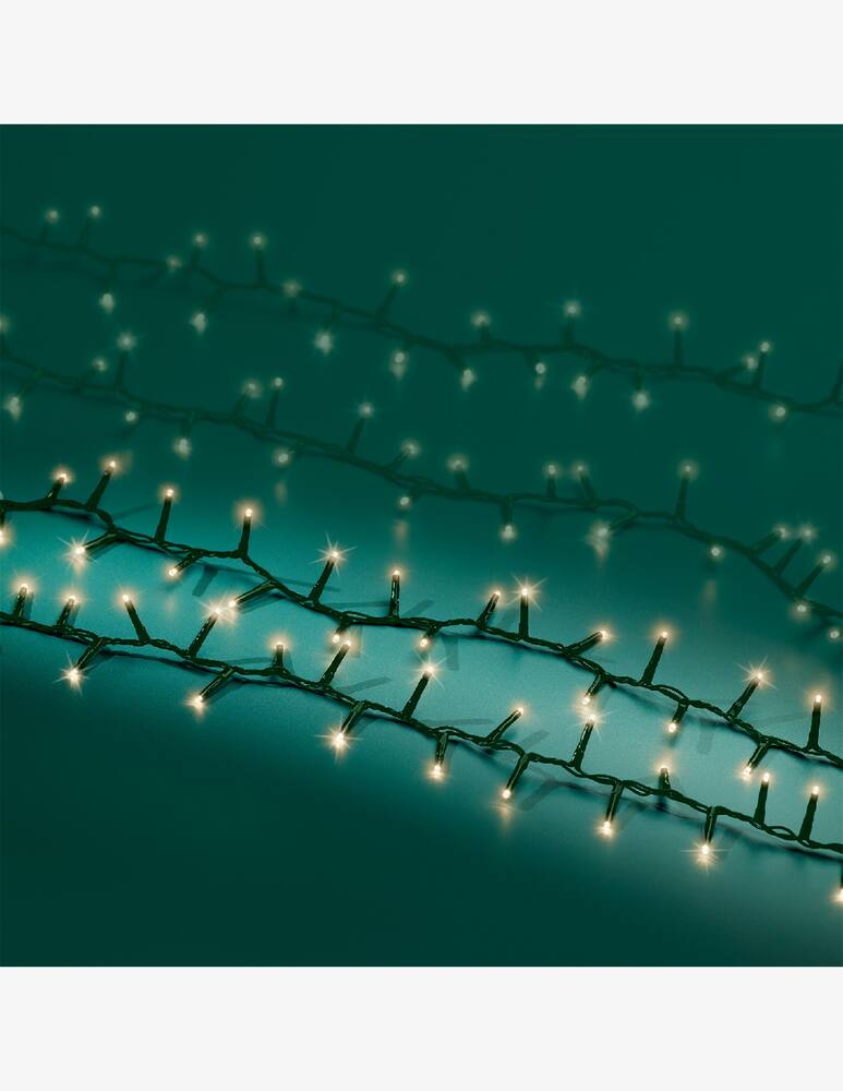 rinascente Kaemingk Cluster Lights 1100cm - Green