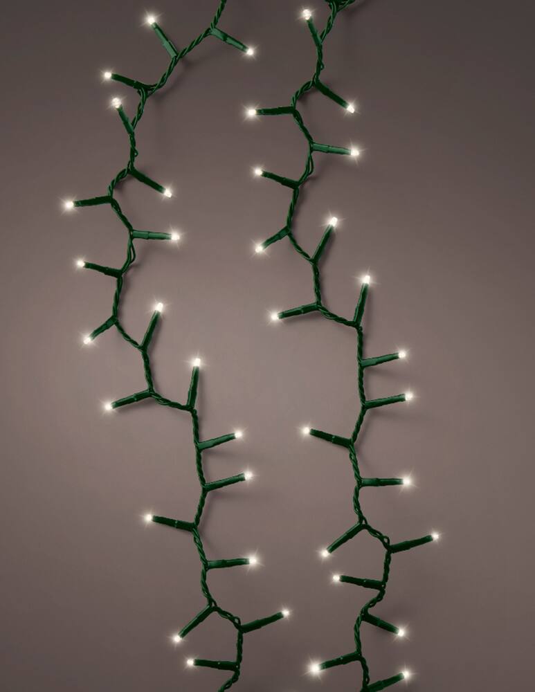 rinascente Kaemingk 8-Function Outdoor Led Lights Green/Warm White 750L