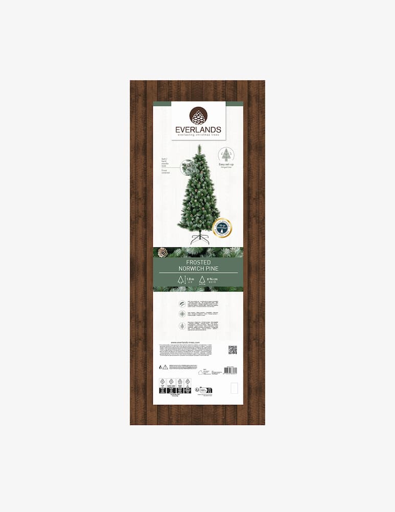 Kaemingk Albero Norwich innevato h.180cm - immagine 6 Kaemingk Albero Norwich innevato h.180cm - immagine 6
