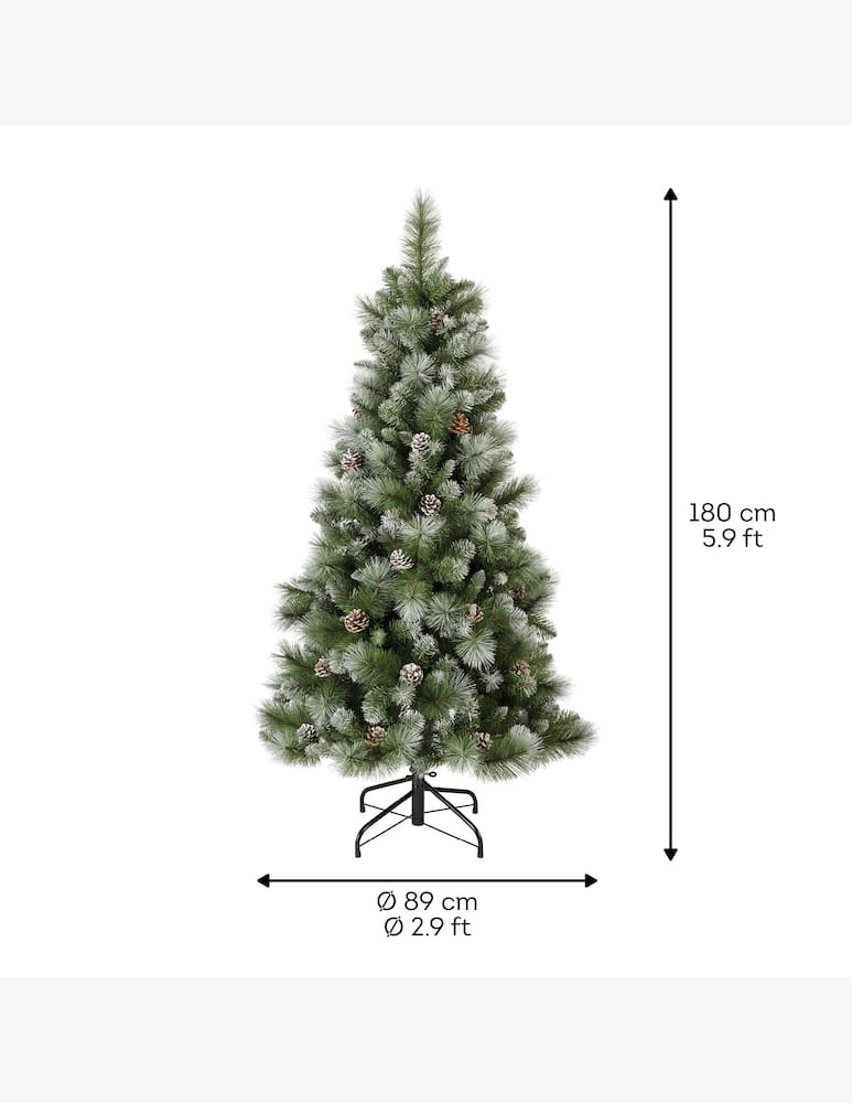 Kaemingk Albero Norwich innevato h.180cm - immagine 5 Kaemingk Albero Norwich innevato h.180cm - immagine 5