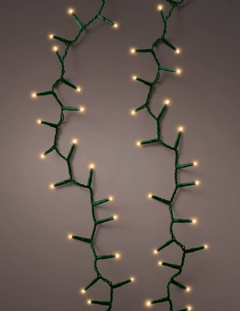 rinascente Kaemingk 8-Function Outdoor Green/Classic Warm Led Lights 750L