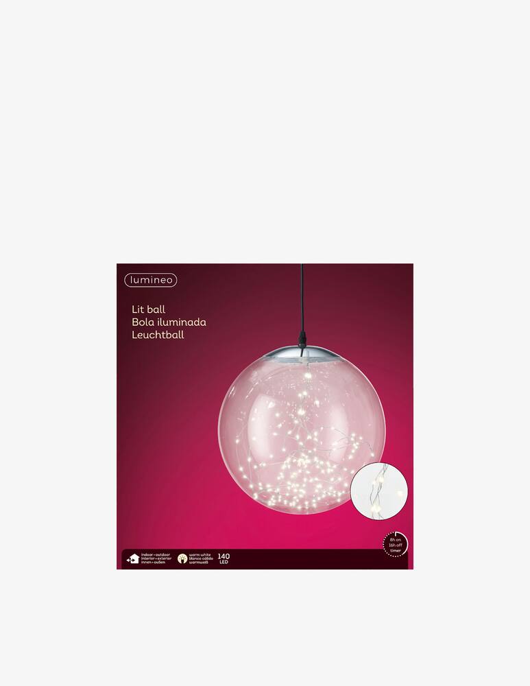 rinascente Kaemingk Ball Outdoor Trasp/Bianco Caldo D30cm