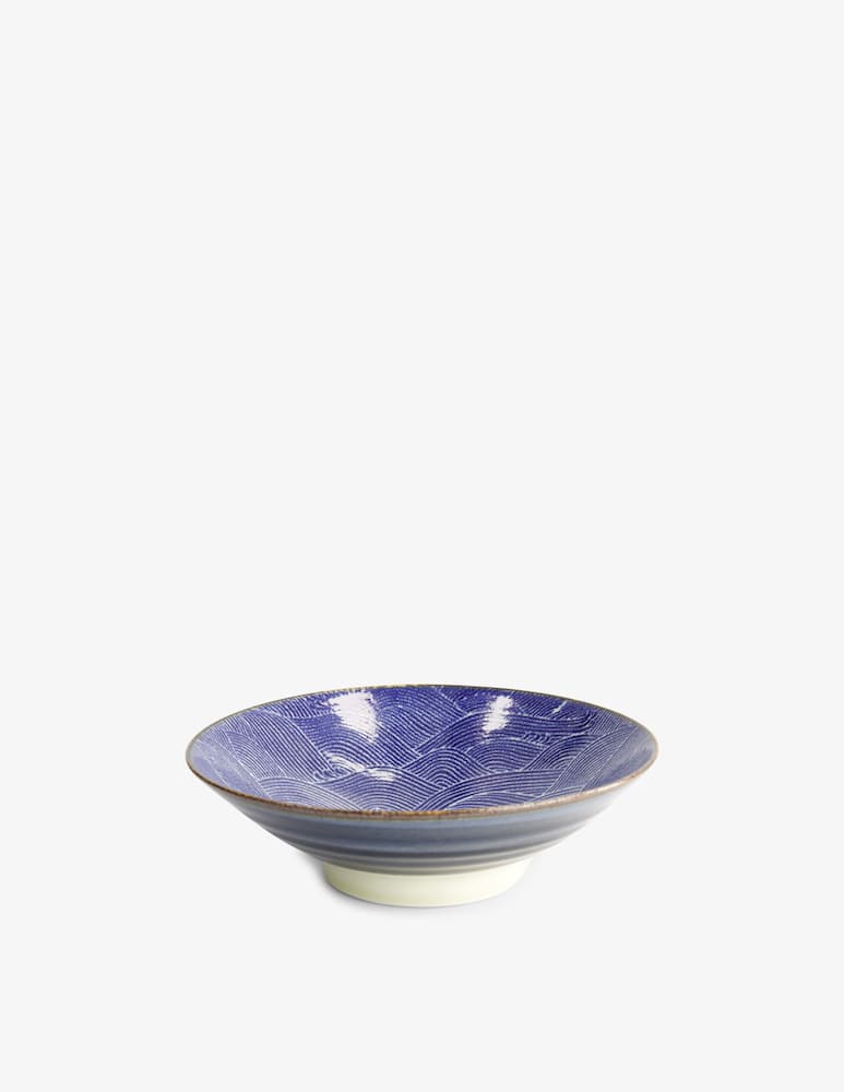 TOKYO design studio Bowl Seigaiha Blue 1400Ml - picture 1 TOKYO design studio Bowl Seigaiha Blue 1400Ml - picture 1