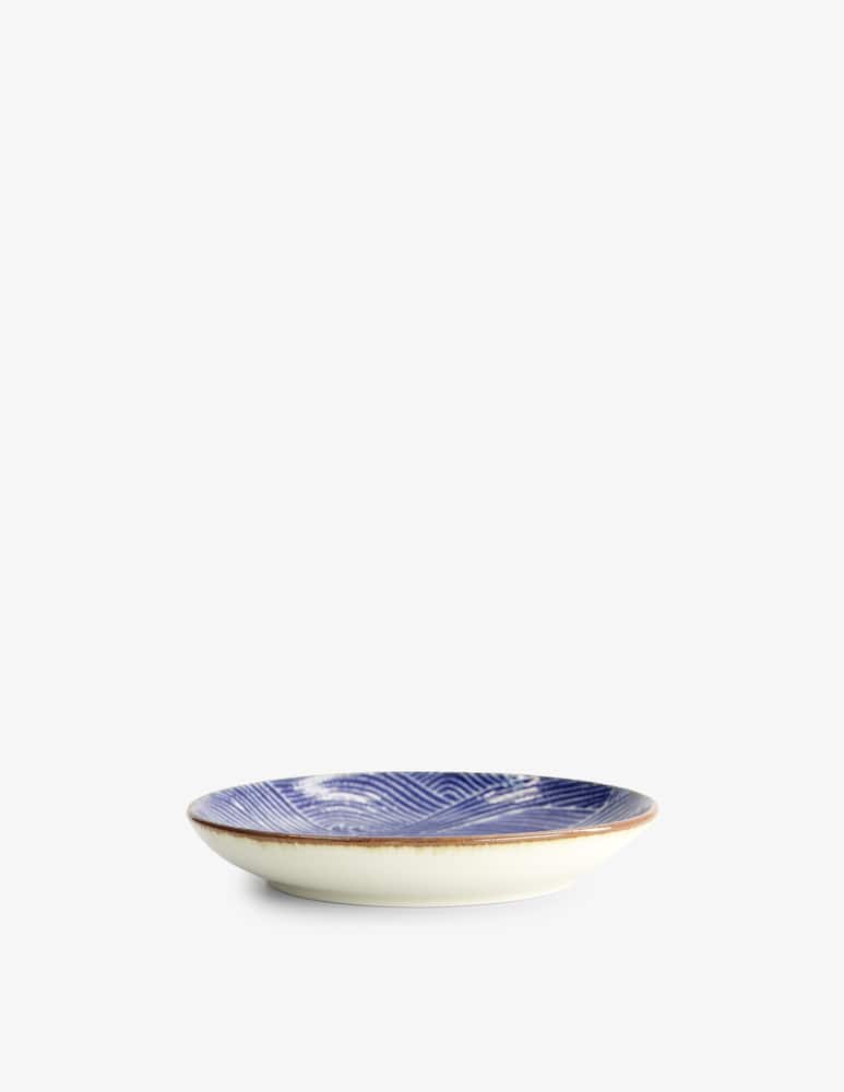 TOKYO design studio Plate Seigaiha Blue 15.8X2.5Cm - picture 4 TOKYO design studio Plate Seigaiha Blue 15.8X2.5Cm - picture 4