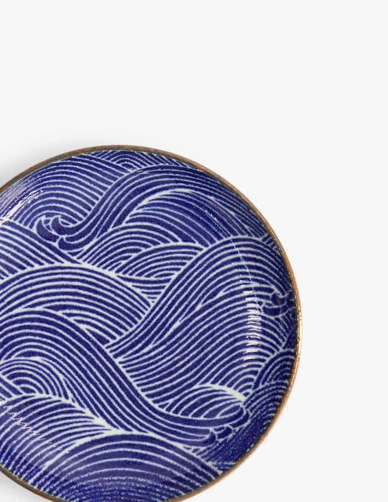 TOKYO design studio Plate Seigaiha Blue 15.8X2.5Cm - picture 5 TOKYO design studio Plate Seigaiha Blue 15.8X2.5Cm - picture 5