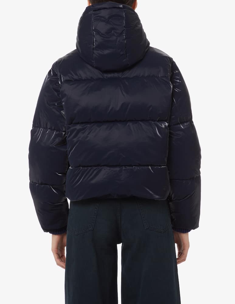 rinascente Scotch & Soda Giacca bomber con cappuccio in velluto - Blu