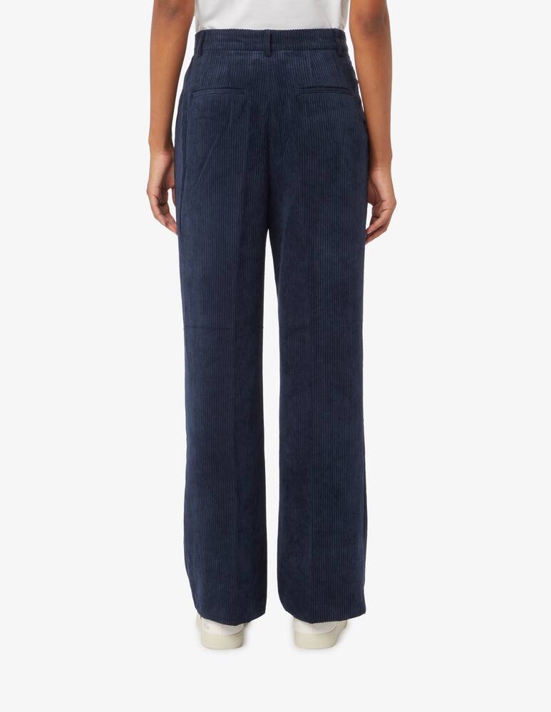 rinascente Scotch & Soda Pantaloni palazzo in velluto a costa  - Blu