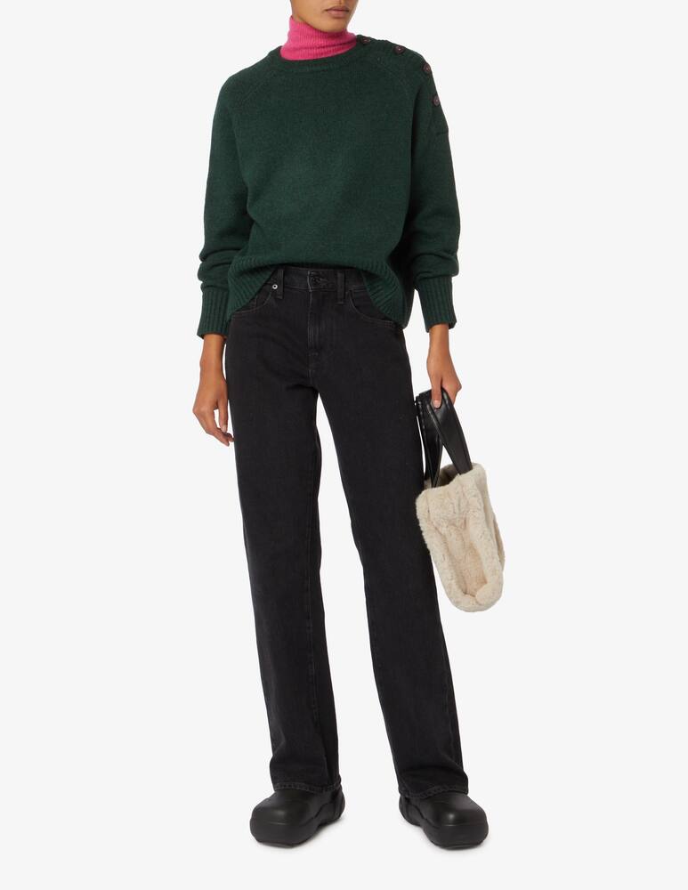 rinascente Scotch & Soda Maglione girocollo con bottoni  - Verde