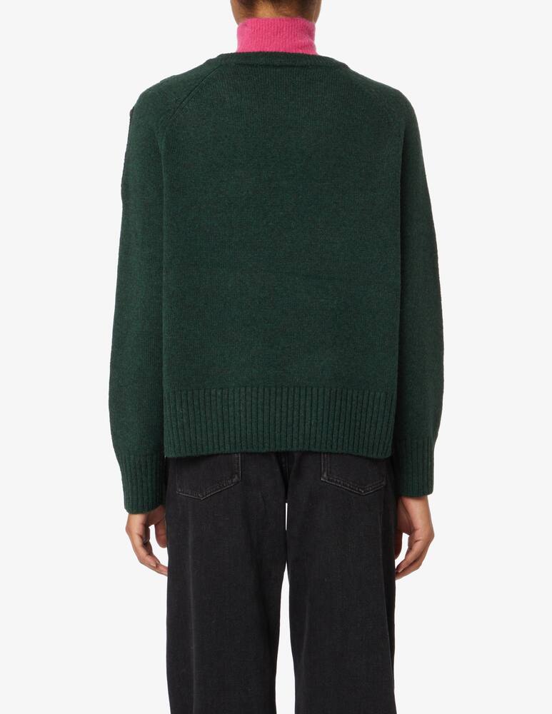 rinascente Scotch & Soda Maglione girocollo con bottoni  - Verde