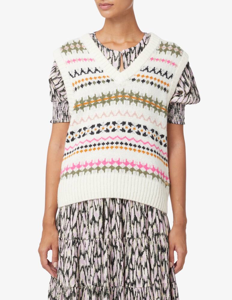 Scotch & Soda Maglione smanicato - Bianco - immagine 1 Scotch & Soda Maglione smanicato - Bianco - immagine 1