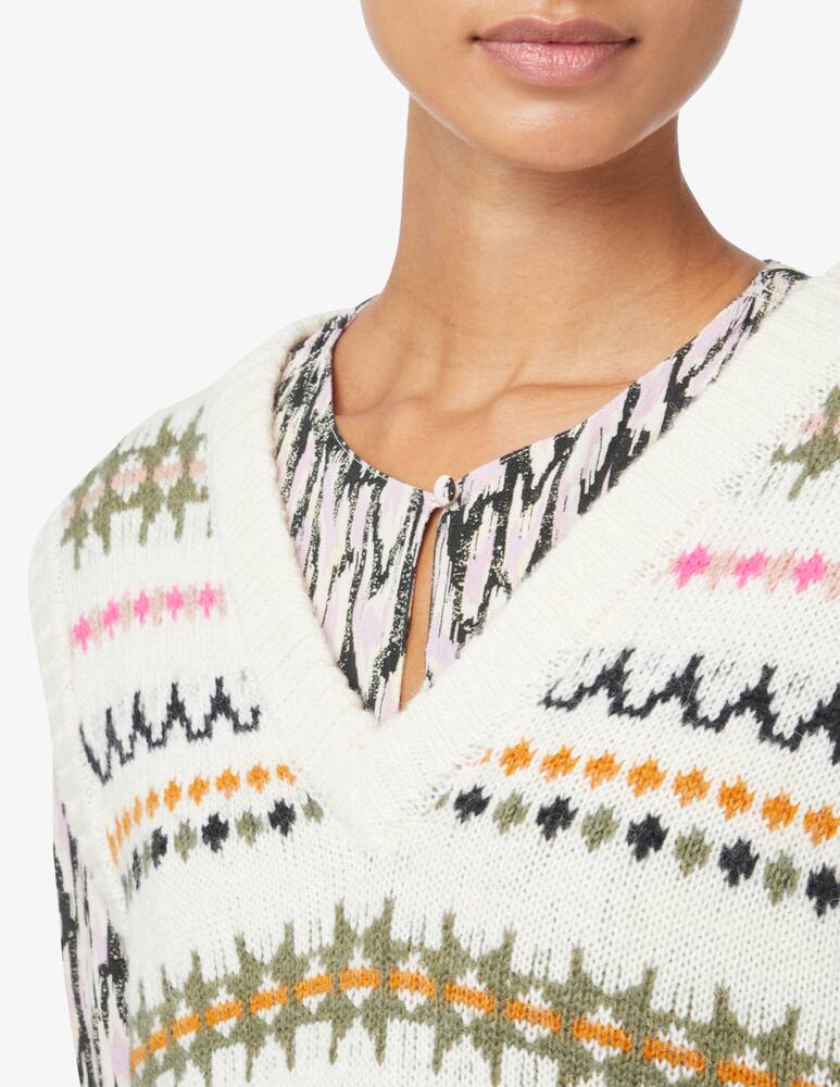 rinascente Scotch & Soda Sleeveless jumper - White