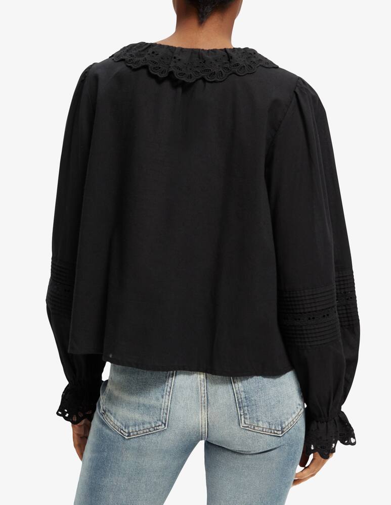 rinascente Scotch & Soda Camicia in cotone con maniche a sbuffo