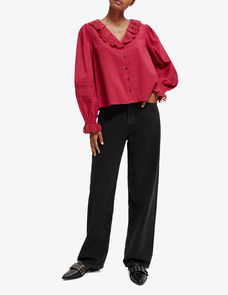 rinascente Scotch & Soda Blusa in sangallo