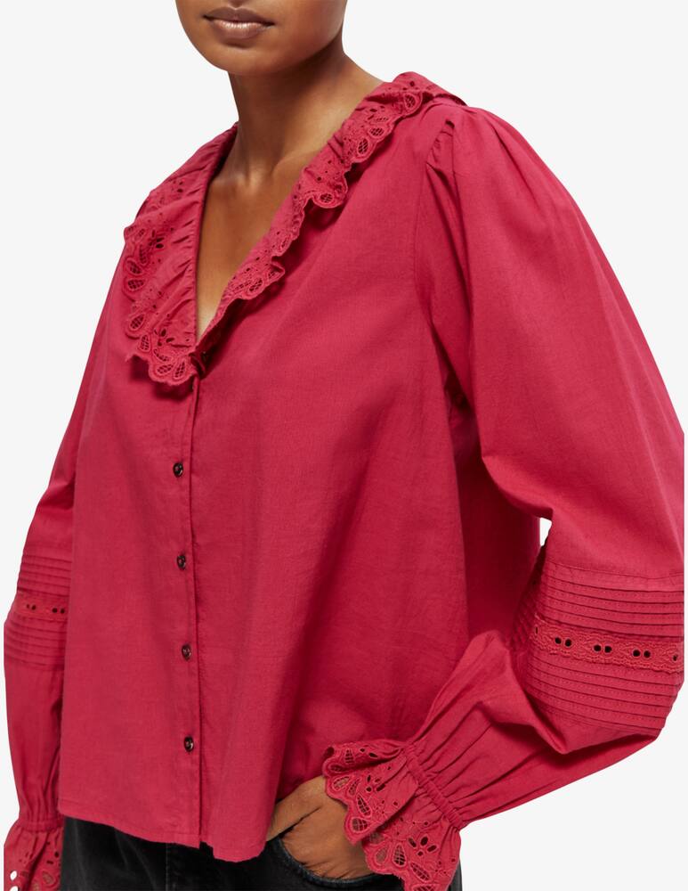 rinascente Scotch & Soda Blusa in sangallo