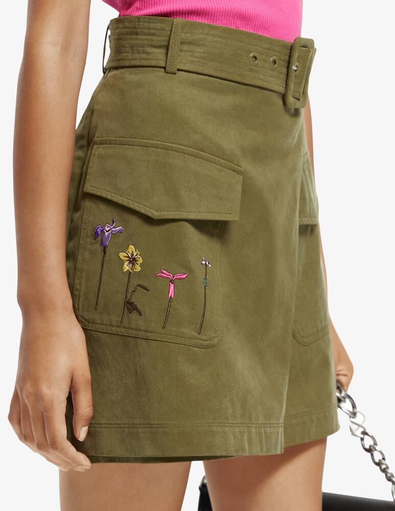 rinascente Scotch & Soda Cotton blend mini skirt