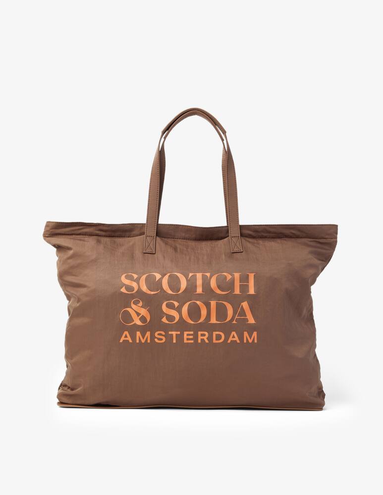 Scotch & Soda Borsa shopper unisex - Marrone - immagine 1