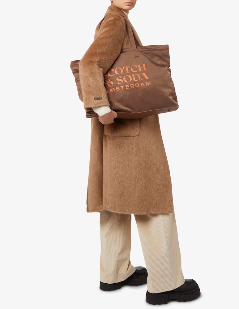 rinascente Scotch & Soda Borsa shopper unisex - Marrone