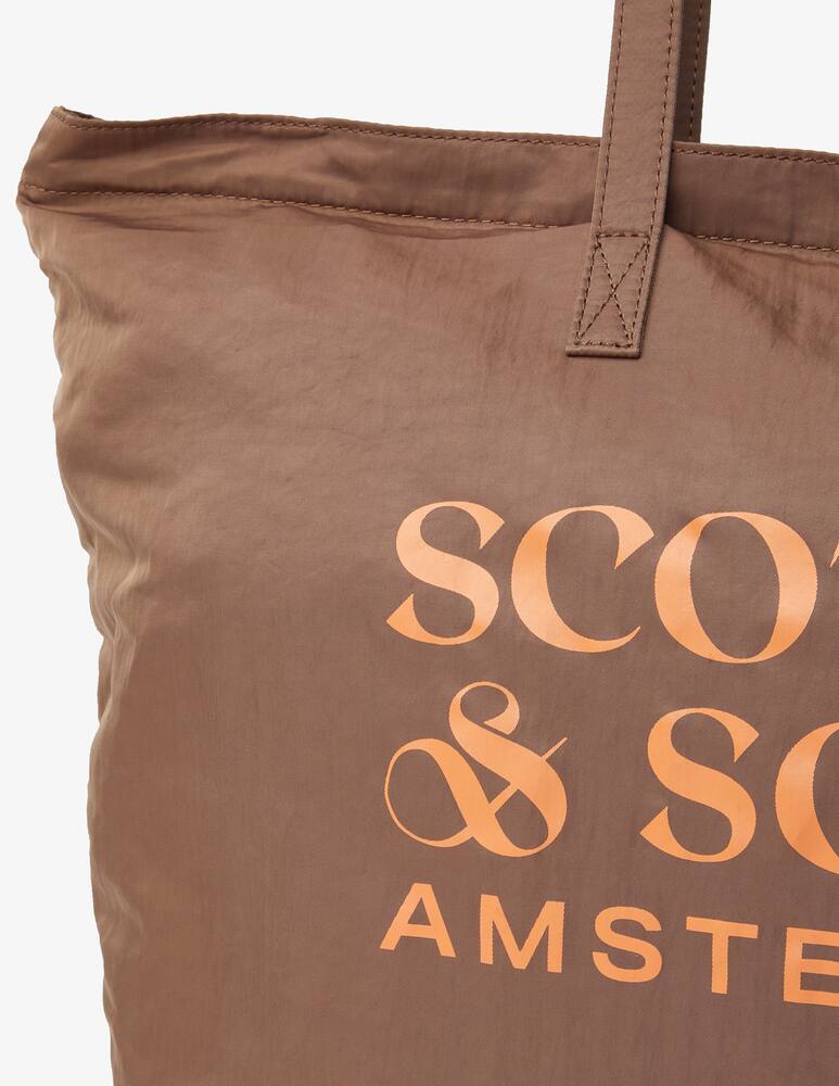 Scotch & Soda Borsa shopper unisex - Marrone - immagine 4