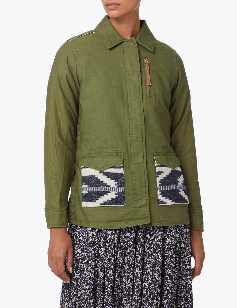 Scotch & Soda Giubbotto field ricamato - Oliva - immagine 1 Scotch & Soda Giubbotto field ricamato - Oliva - immagine 1