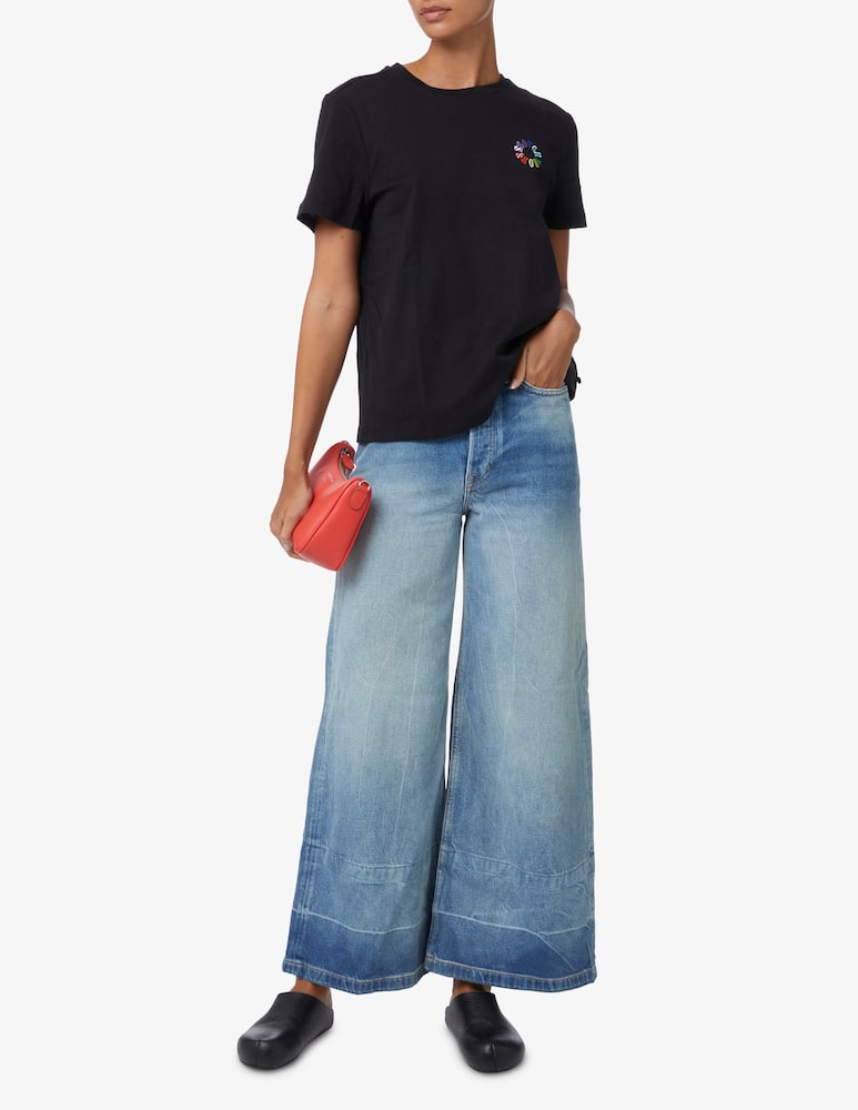 rinascente Scotch & Soda Regular fit t-shirt with chest artwork - Black