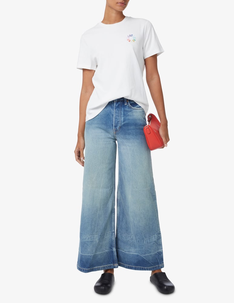 rinascente Scotch & Soda T-shirt regular fit con grafica sul petto - Bianco